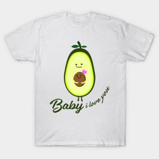 Avocado with baby T-Shirt